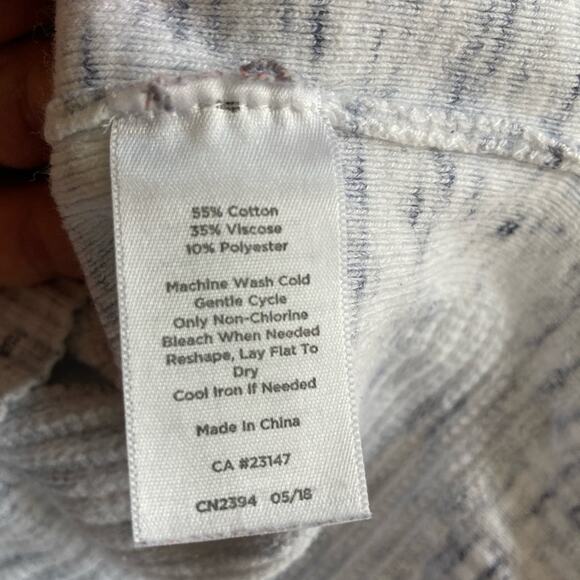 T by Talbots Gray Crew Neck Sweater with Speckled Texture Size SP - Picture 6 of 6